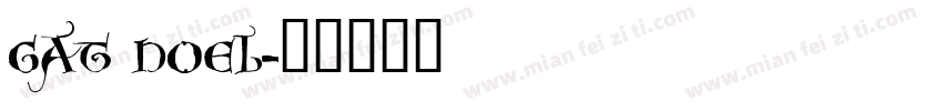 Cat Noel字体转换